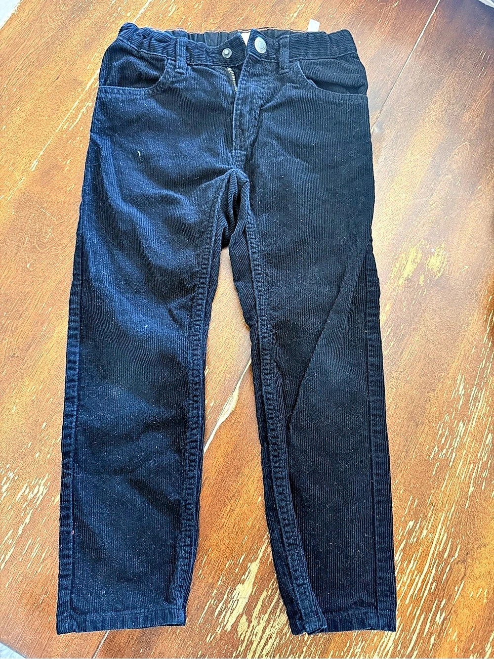 Boys Black slim fit Corduroy Pants